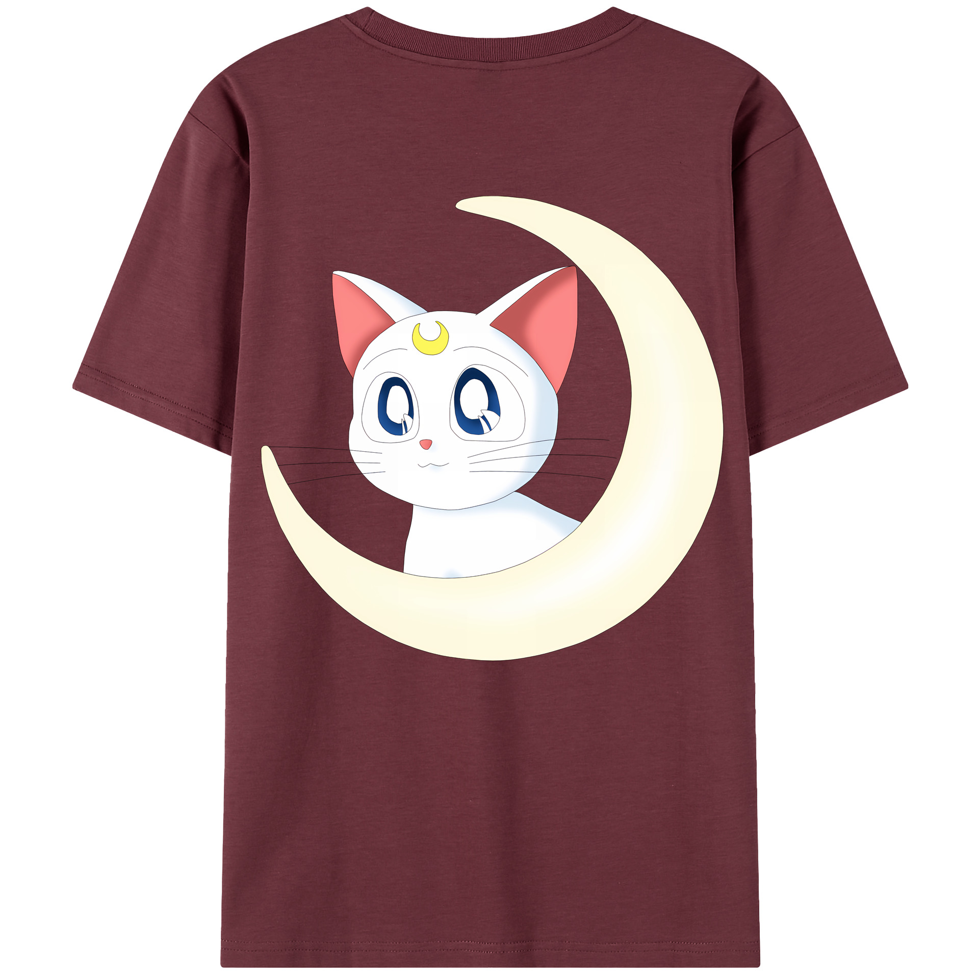 （画像用） 美少女戦士セーラームーン Sailor Moon 綿100％半袖Tシャツ（背面プリント）